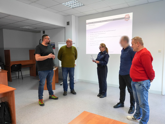 Wyróżnieni kierownicy oraz Kierowniczka sekcji psychologów