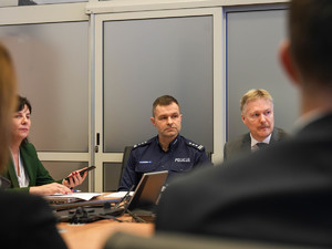 zastępca Komendanta Wojewódzkiego inspektor Kubiak