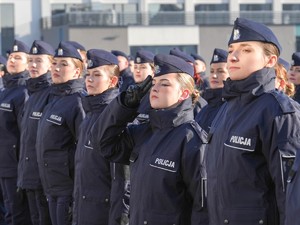 nowo przyjęte funkcjonariuszki