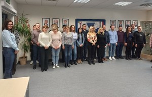 pracownicy z KPP w Miechowie