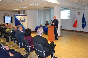 4. insp. A. Bukański przy mównicy