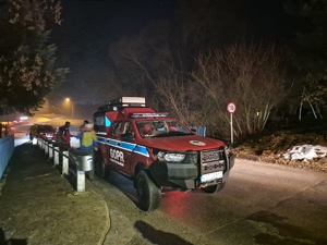 Pojazd grupy podhalańskiej biorącej udział w poszukiwaniach