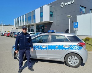 mł.asp. Michał Ksiażek dzielnicowy
