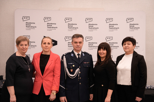 Reprezentacja z komendy powiatowej policji w Chrzanowie