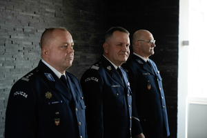 Komendant Wojewódzki Policji w Krakowie wraz z Zastępcami