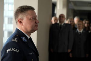 Naczelnik w trakcie ceremonii