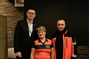 Przedstawiciele szpitala MSWiA