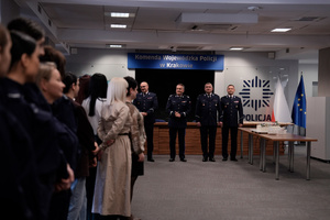 Uroczystość Dnia Kobiet w KWP Kraków