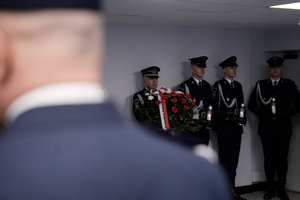 Policjanci asysty honorowej KWP w Krakowie