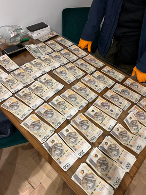 zabezpieczona gotówka