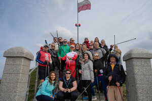 Zdjęcie zbiorowe na szczycie Kopca Piłsudzkiego