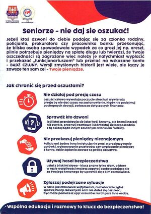 broszura z informacjami dotyczącymi tele-anioła