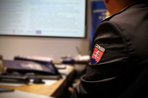 naszywka na mudnurze słowackiego funckjonariusza