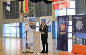 KPP Oświęcim. Razem tworzymy atmosferę. Kibicuj z klasą przemowa wiceprezydenta