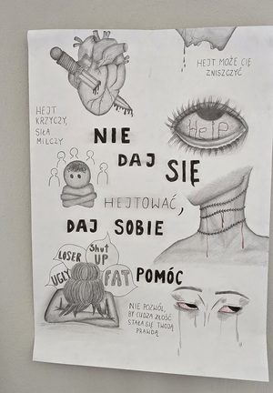 Prace plastyczne uczestników, które wzięły udział w konkursie.