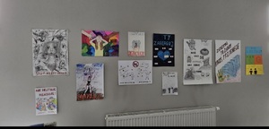 Prace plastyczne uczestników, które wzięły udział w konkursie.