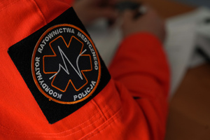 Naszywka Koordynatora Ratownictwa Medycznego Policji