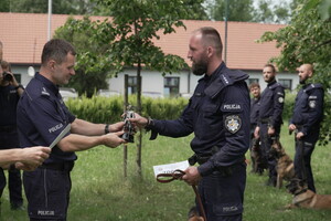 Wręczenie nagrody na zakończenie zawodów