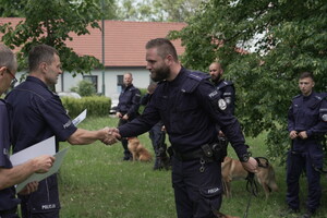 Wręczenie nagrody na zakończenie zawodów