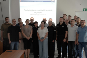 Zdjęcie grupowe uczestników szkolenia przeznaczonego dla kadry średniego szczebla