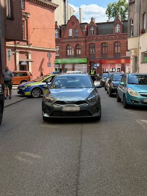 policjanci na miejscu
