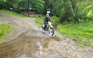 Policjant na motocyklu
