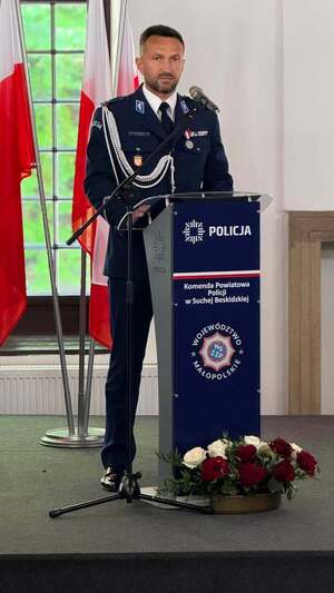 przemowa komendanta z suchej beskidzkiej