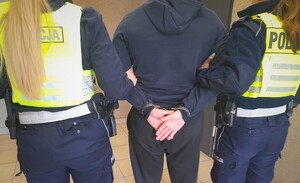 KPP Oświęcim. Zatrzymany w Bulowicach obok policjantki WRD obywatel Ukrainy