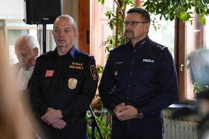 komendant straży miejskiej i komendy miejskiej policji Zagórski