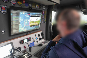 stanowisko kierowania pilotów dronów
