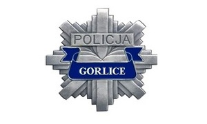 policyjna gwiazda z napisem Gorlice