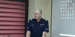 policjanci podczas wykładu