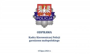 Pierwsza strona prezentacja. Logo komendy i białe tło