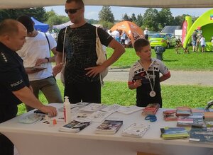 stoisko profilaktyczne na festynie