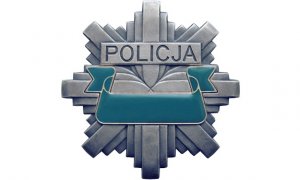 policyjna gwiazda z napisem Policja