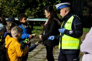 akcja profilaktyczna małopolskich policjantów