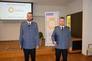 Policyjni laureaci nagrody Bezpieczny Kraków 2019
