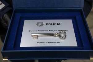 symboliczny klucz do Komisariatu Policji w Szczawnicy
