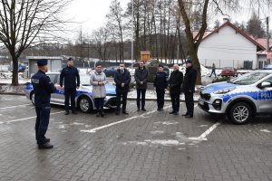 Podziękowanie Komendanta Powiatowego Policji w Wieliczce za wsparcie przy pozyskaniu nowych pojazdów