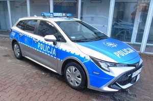 oznakowana toyota corolla