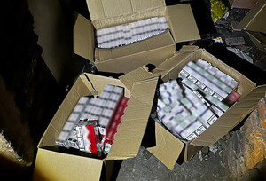 zabezpieczone nielegalne papierosy