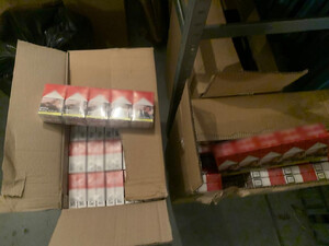 zabezpieczone nielegalne wyroby tytoniowe