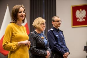 Marta Malec-Lech z zarządu województwa podczas przemówienia