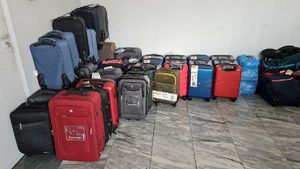 walizki dla uchodźców w OW Dafne Zakopane przygotowane do przekazania uchoźcom