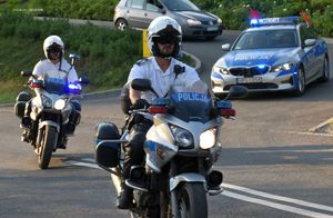 policjant wrd na motorze