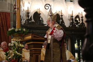 Arcybiskup Jędraszewski w trakcie kazania