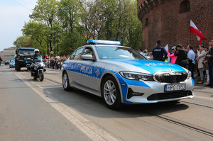 Policyjne BMW grupy speed