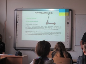 slajd z prezentacji multimedialnej wyświetlanej dla uczniów w sali lekcyjnej