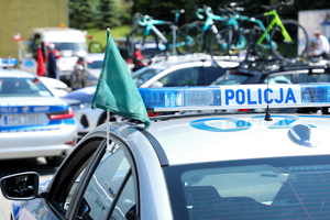 radiowozy na wyścigu