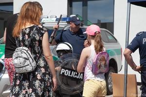 Stanowisku policjantów z Oddziału Prewencji Policji w Krakowie